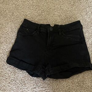 Fashion Nova High Waist Black Shorts